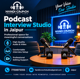 Podcast Studio In Jaipur - HandiCrunch Podcast Studio