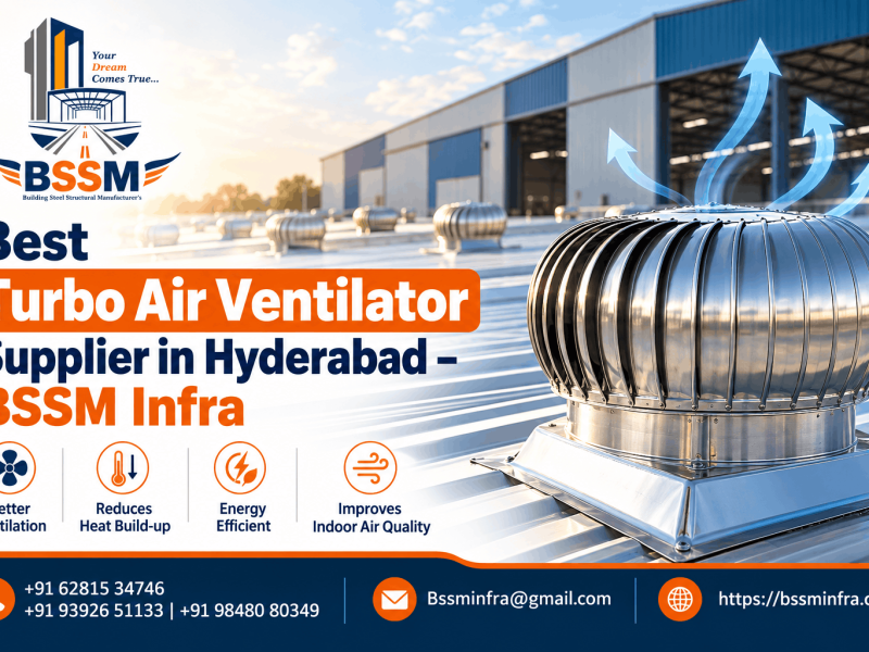 Best Turbo Air Ventilator Supplier in Hyderabad – BSSM Infra