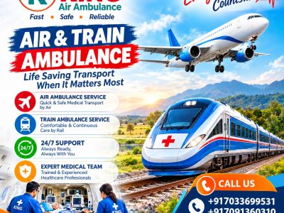 King Best Patient Shifting Ambulance in Raipur- coordinated medical transport