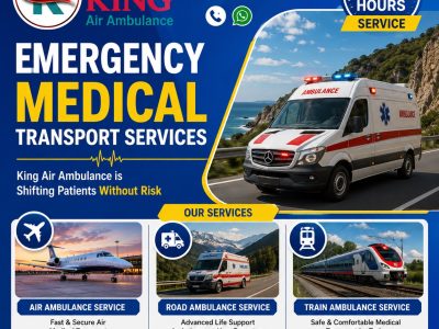 King Train Ambulance in Patna- Specialized treatment during transit