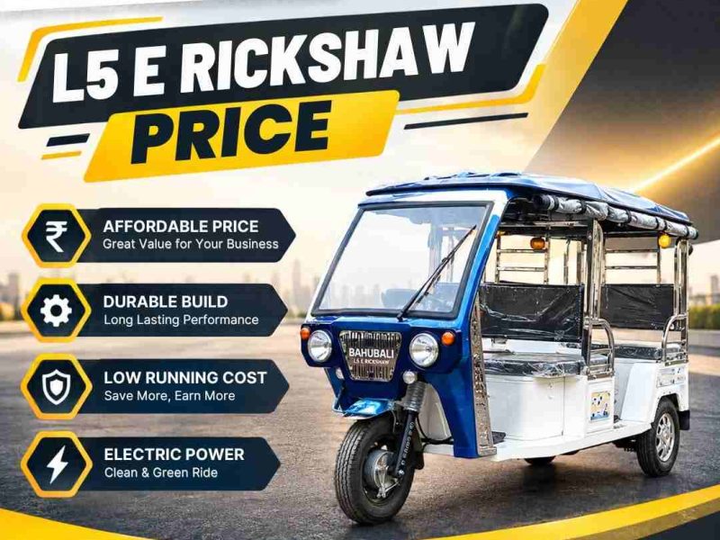 L5 E Rickshaw Price