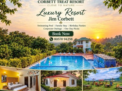 Find the luxury resort in Jim Corbett