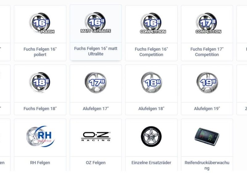 Porsche-Räder & Rad-Upgrades