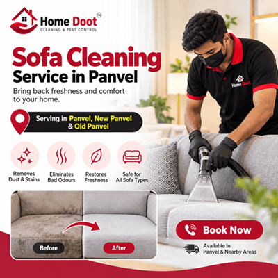 Sofa cleaning services in Panvel