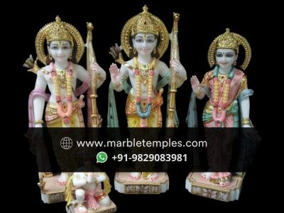 Buy Ram Darbar Marble Statue for Temple and Home Worship