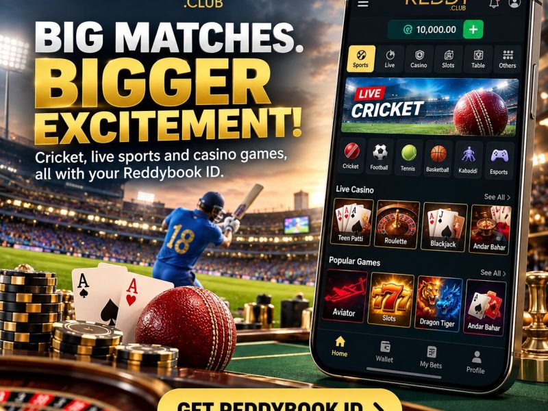 Reddybook: Cricket, Live Sports and Casino