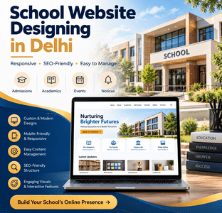 School Website Designing in Delhi | Professional School Website Development
