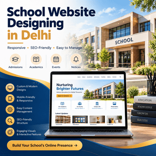 School Website Designing in Delhi | Professional School Website Development