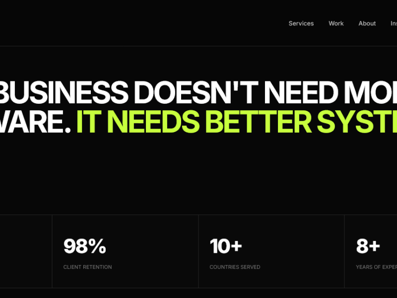 Professional IT, Web Development & Software Solutions by SaqiSoft