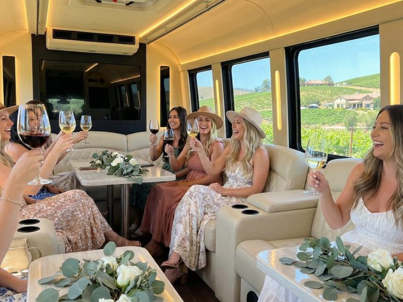 Book Sonoma Party Bus Rental for Comfortable Group Travel