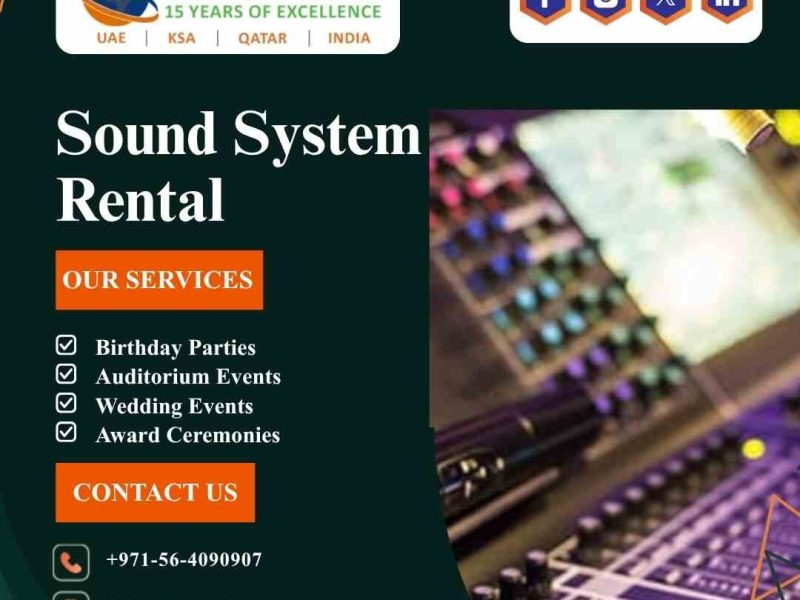 Where Can You Find Reliable Sound System Rental Services?