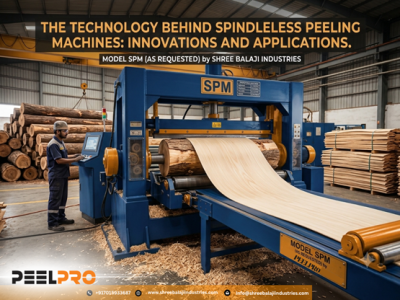 Spindleless Log Peeling Machine – Heavy-Duty Veneer Peeling Solution