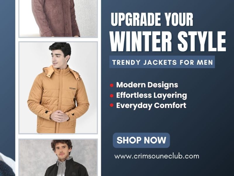 Looking for Trendy Jackets for Men? Explore Crimsoune Club