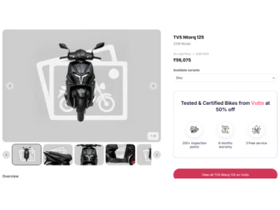 TVS Ntorq Price, Specs, Top Speed, Mileage, Reviews & Photos