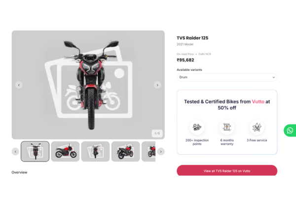 TVS Raider 125 Price, Specs,Top Speed, Mileage, Reviews & Photos