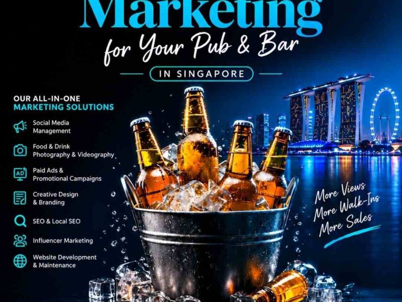 Pub & Bar Digital Marketing Services in Singapore