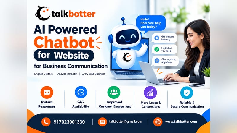 Smart AI-Powered Chatbot for Business Communication