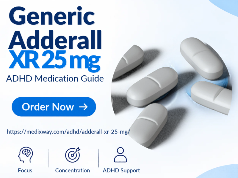 Generic Adderall XR 25 mg – ADHD Medication Guide