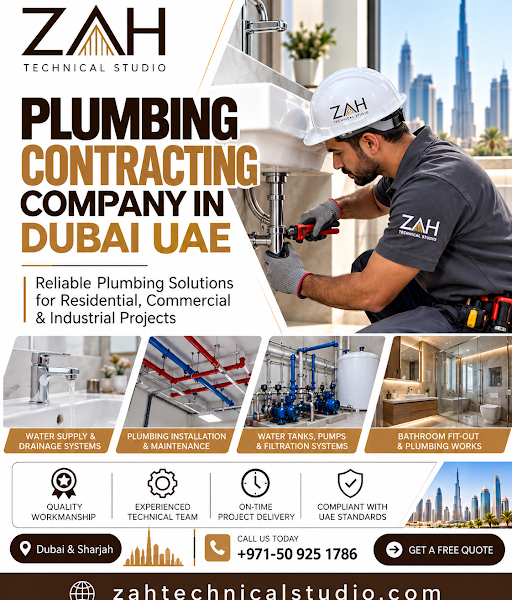 Plumbing Contracting company in Dubai UAE