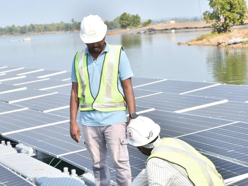 Sustainable Floating Solar Plant in India