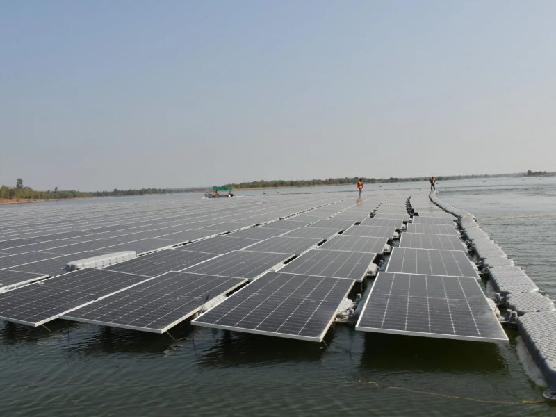 Sustainable Floating Solar Plant in India