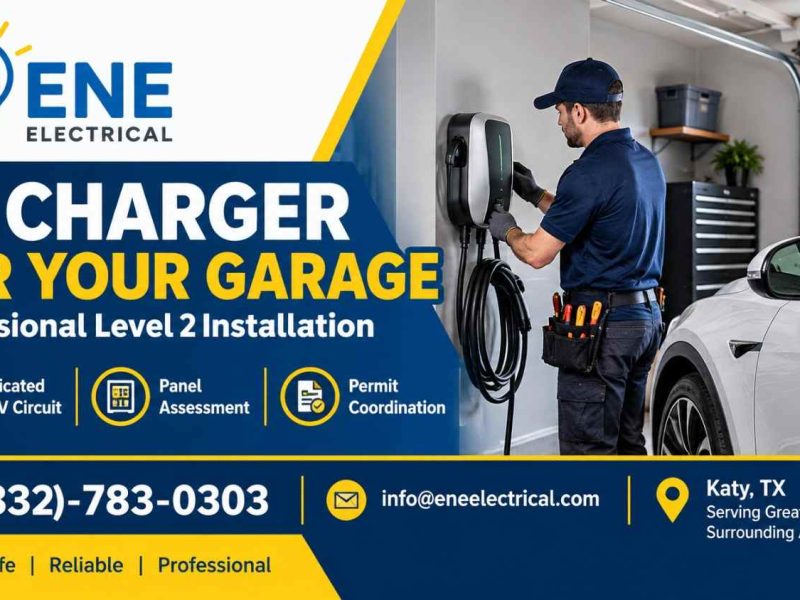 EV Charger for Garage Houston – Professional Installation