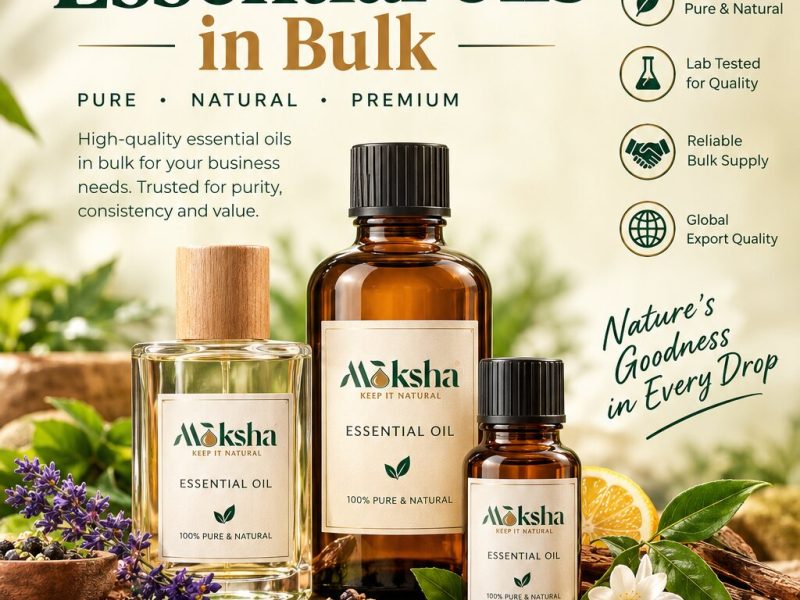 Buy Organic Essential Oils in Bulk | Moksha Lifestyle