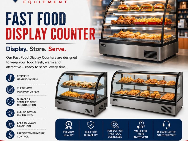 Fast Food Display Counter Manufacturers in Kanpur