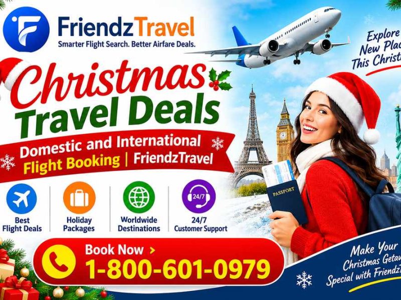 Christmas Travel Deals – Domestic and International Flight Booking | FriendzTravel