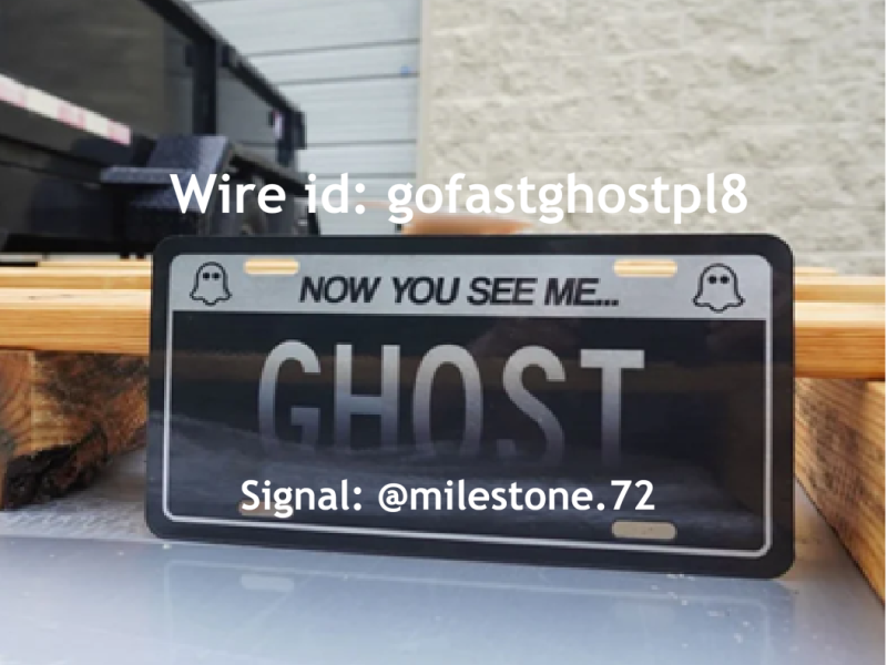 Buy Active Blackout License Plate Cover (Motorcycle Edition)