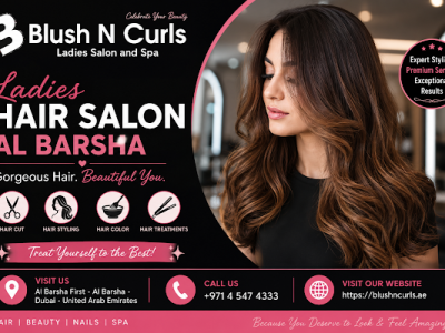 Ladies salon in Al Barsha for Hair, Beauty and Relaxation