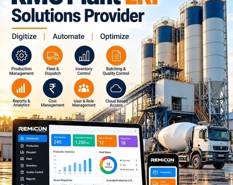 RMC Plant ERP Solutions Provider for Concrete Plant Management