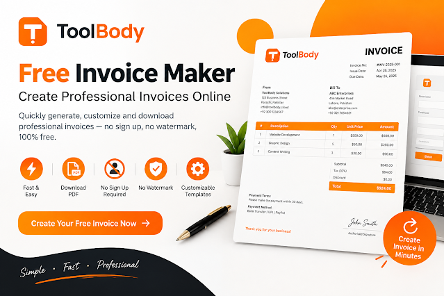Free Online Invoice Maker for Professional Business Invoicing
