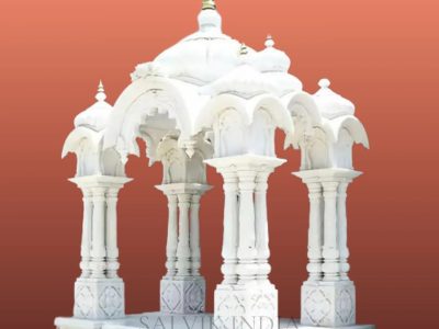 Marble Temple for Home – Handcrafted White Marble Mandir Designs