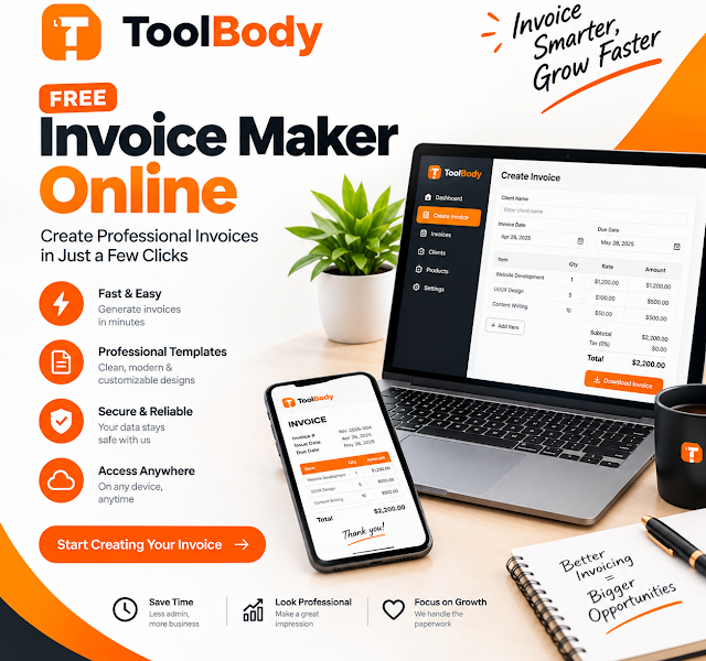 Free Online Invoice Maker for Professional Business Invoicing
