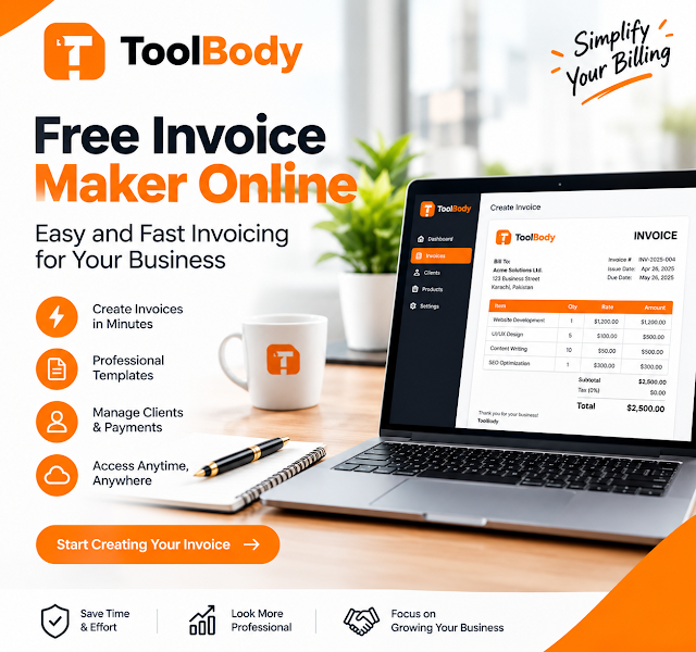 Free Online Invoice Maker for Professional Business Invoicing