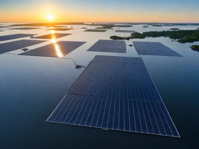 Sustainable Floating Solar Plant in India
