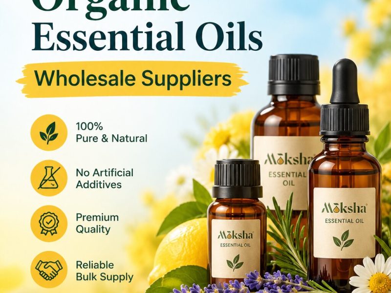 Organic Essential Oils Wholesale Suppliers | Moksha Lifestyle