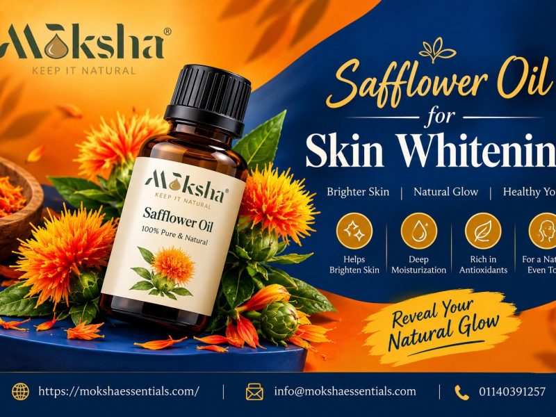 Buy Safflower Oil for Skin Whitening | Moksha Essentials