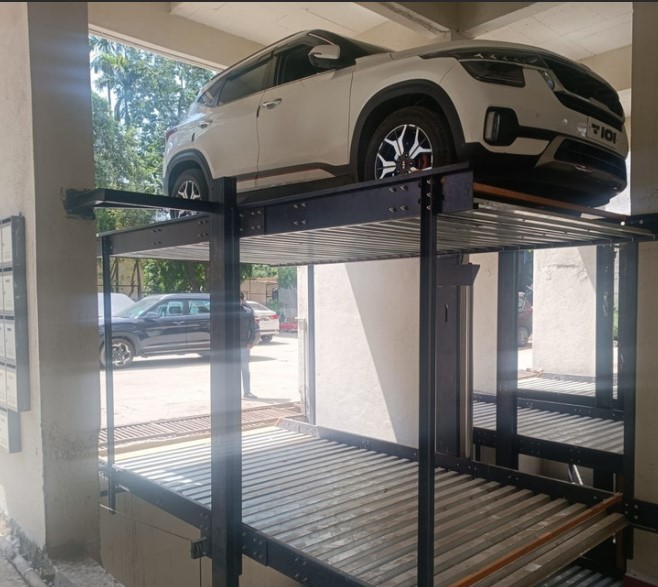 Stack Parking System for Modern Residential Buildings
