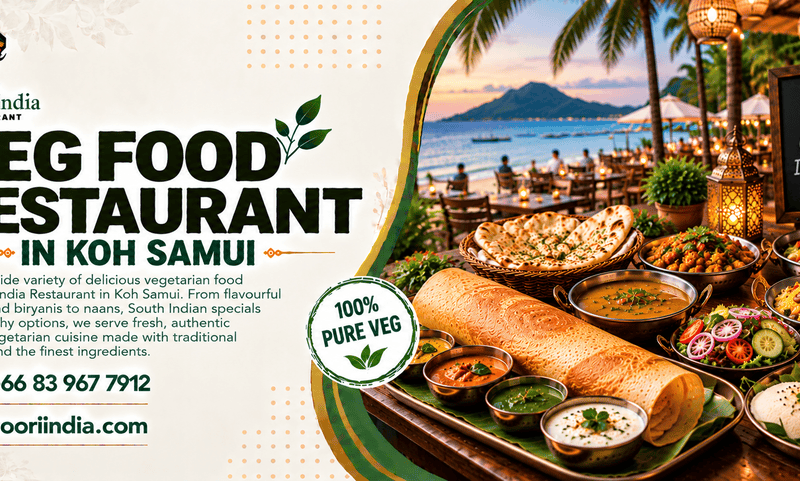 Veg Food Restaurant in Koh Samui - Noori India