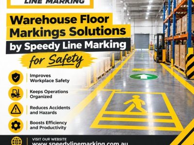 Warehouse Floor Markings Solutions by Speedy Line Marking for Safety